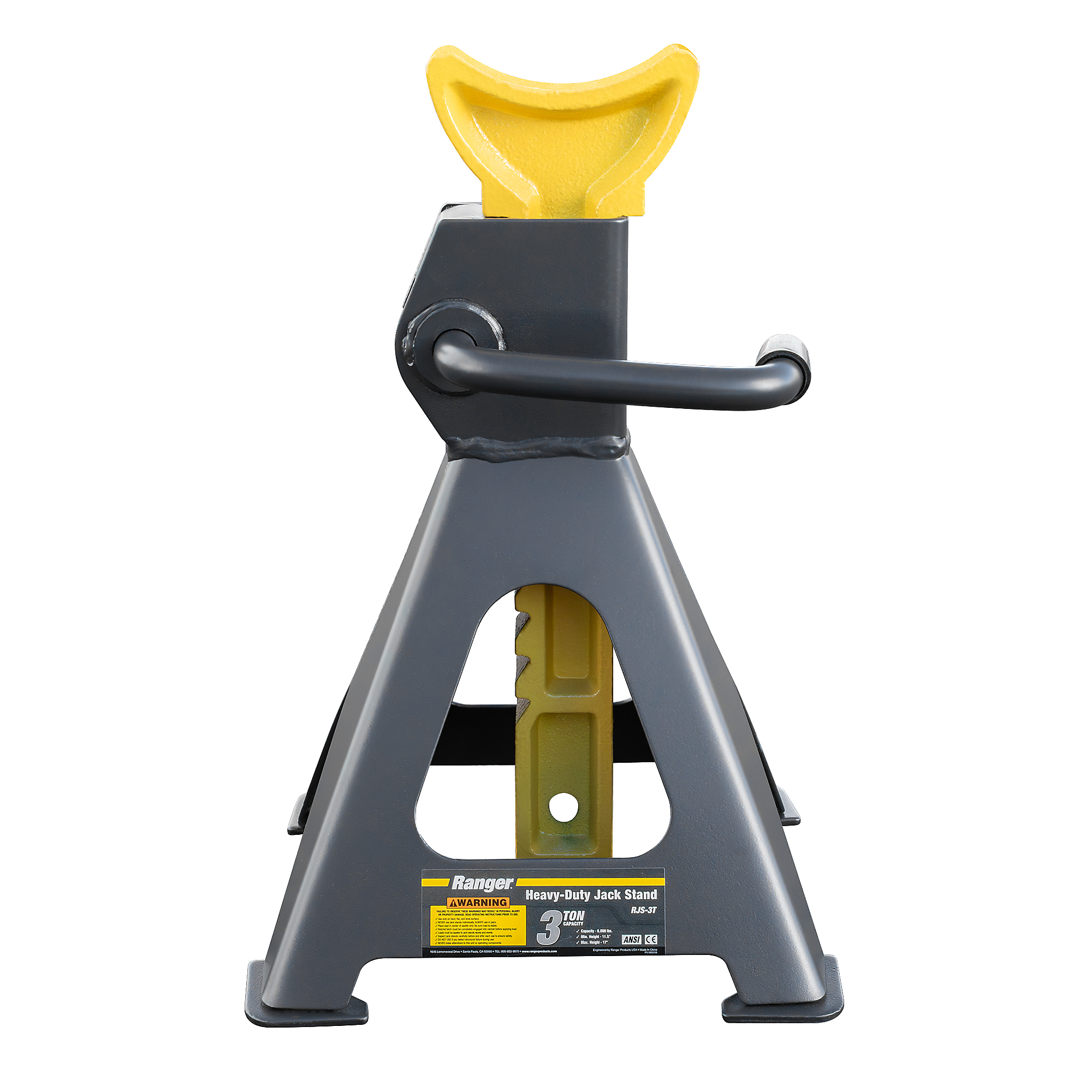 Ranger 3-Ton Jack Stands, Set of 2, Model# RJS-3T